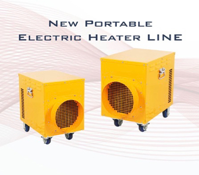 Portable Electric Heaters Serve Many Construction Site Needs